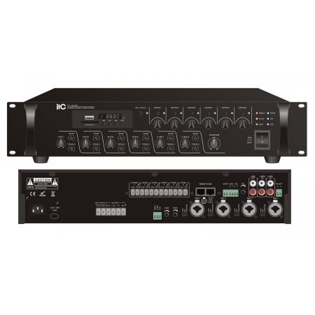 TI-1206S / TI-2406S / TI-3506S / TI-5006S 6-зонный микшер-усилитель с Mp3