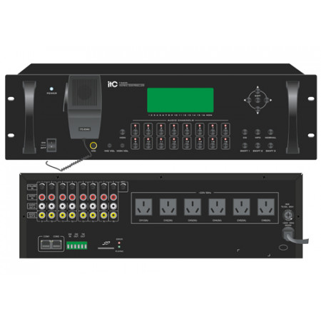 T-6600 16-зонный недельный таймер с аудиоматрицей 8x16 и Mp3